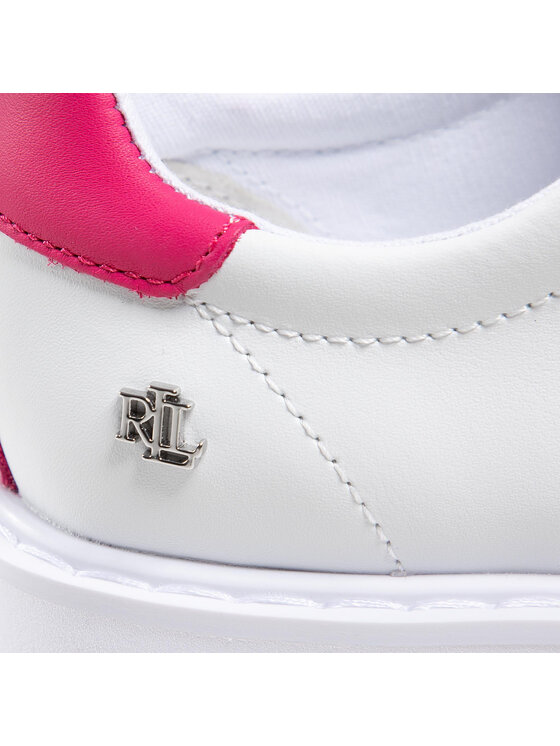 LAUREN RALPH LAUREN Sneakersy Lauren Ralph Lauren Angeline II 802836456005 Bílá