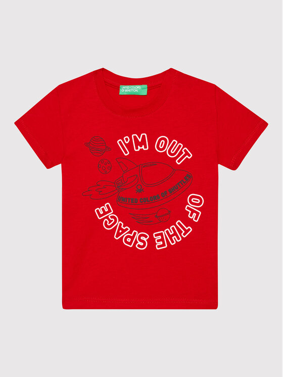 United Colors Of Benetton United Colors Of Benetton Футболка 3I1XG101C Червоний Regular Fit