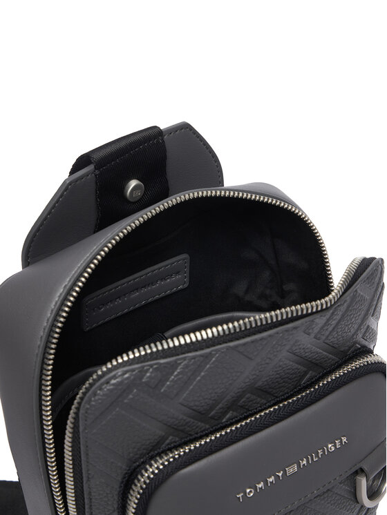 Tommy Hilfiger Saszetka Tommy Hilfiger Th Flag Slingpack AM0AM14430 Szary