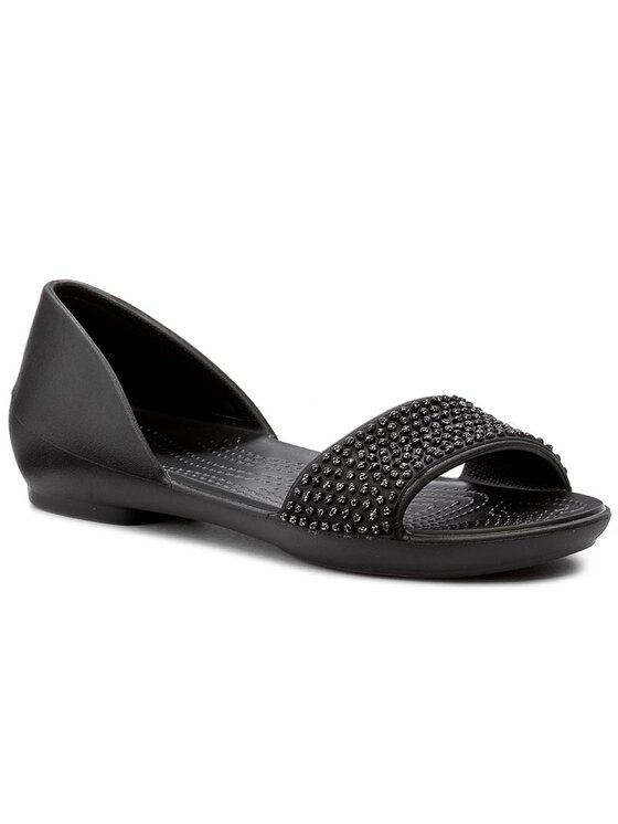 Sandály Crocs Lina Embellished Dorsay 204361 Černá