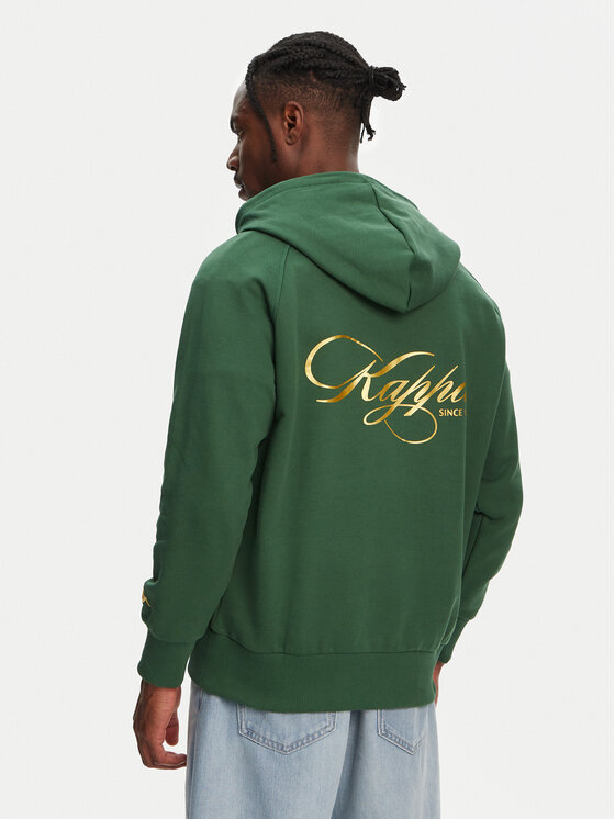 Kappa Kappa Sudadera Nilufer 341T54W Verde Regular Fit