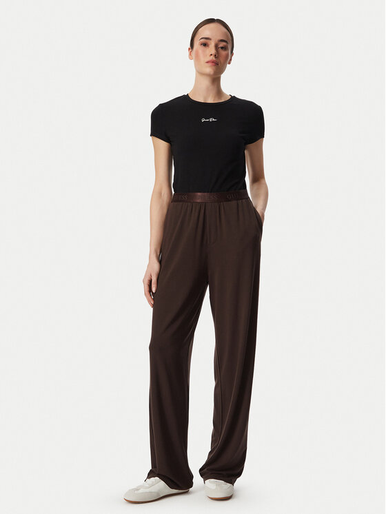 Guess Guess Pantalones de chándal O6BB06 K5060 Marrón Regular Fit
