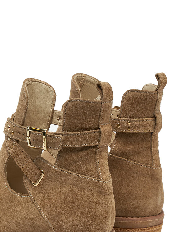 TWINSET Bokacsizma TWINSET 251GCJ030 Bézs