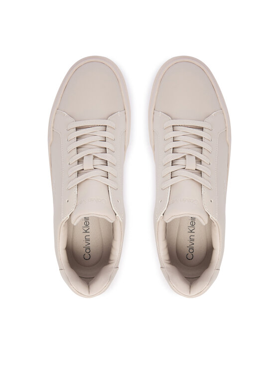 Calvin Klein Tenisice Calvin Klein Chunky Cupsole Laceup Lth Wn YW0YW01947 Écru