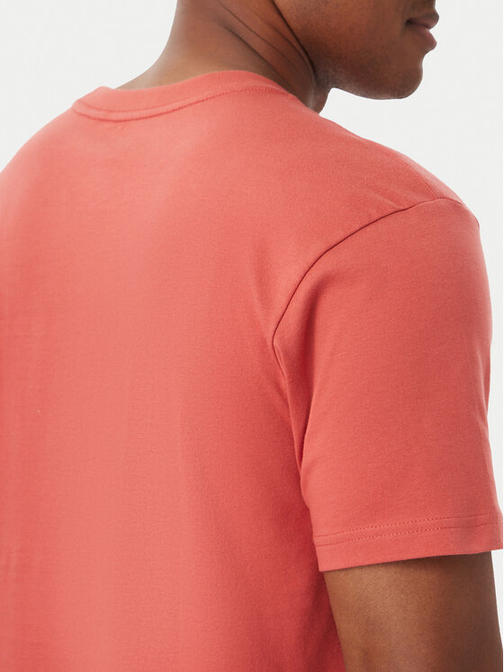 Quiksilver Quiksilver Marškinėliai Anchor EQYZT08178 Šviesiai raudona Regular Fit