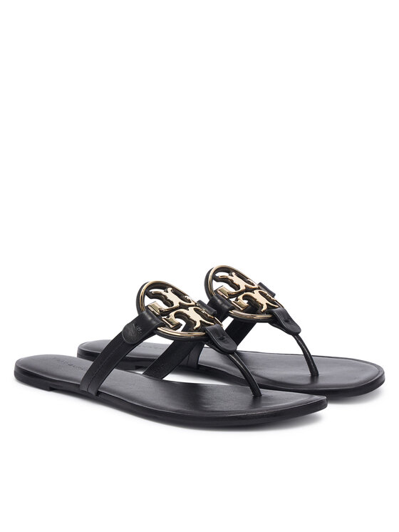 Tory Burch Šlepetės per pirštą Tory Burch 167568 Juoda