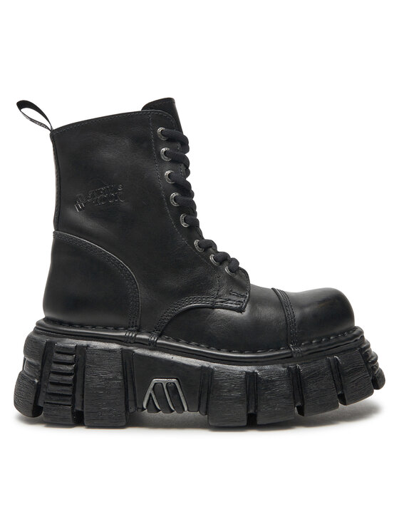 NEW ROCK Glády NEW ROCK M-NEWMILI083-S39 Černá