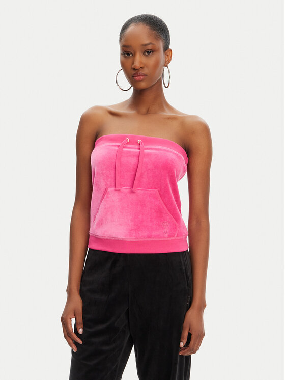 Juicy Couture Juicy Couture Топ Heritage JCGCT125023 Рожевий Slim Fit