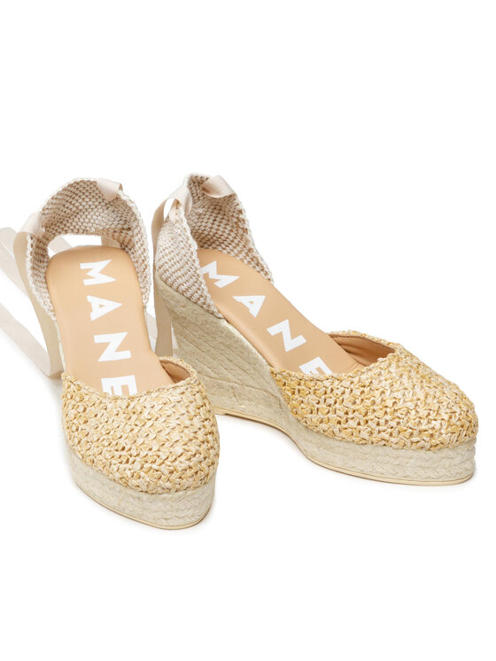 Manebi Espadrilles Manebi Wedge Valenciana W 2.7 WV Bēšs