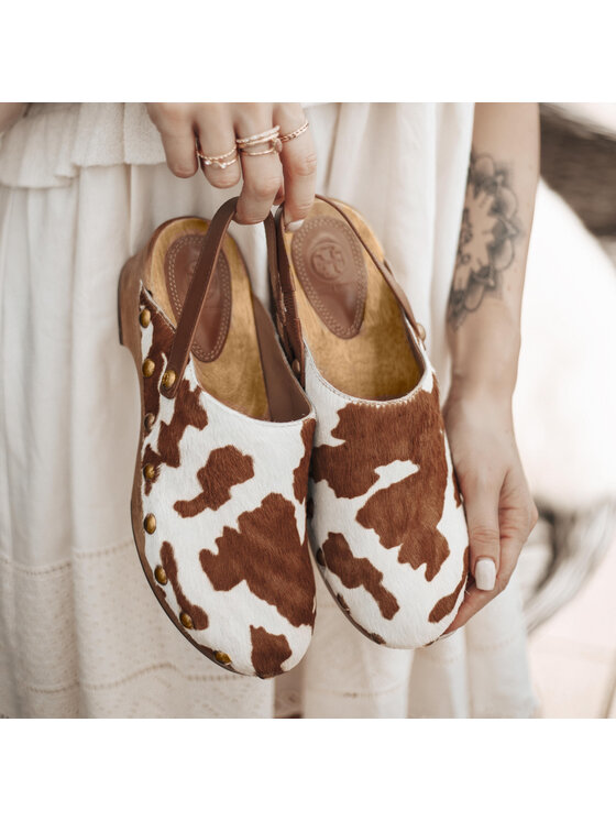 Tory Burch Сабо Tory Burch Blythe 50MM Studded Clog 56904 Білий