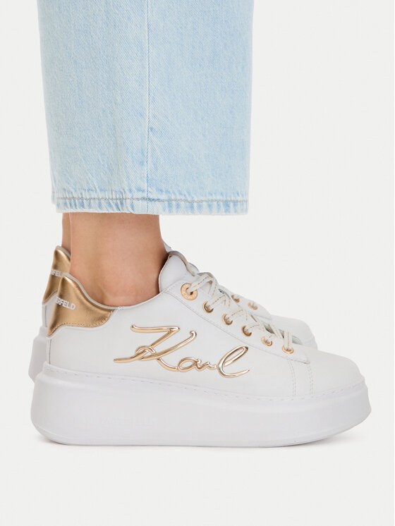 KARL LAGERFELD Sneakersy KARL LAGERFELD KL63510A Biały