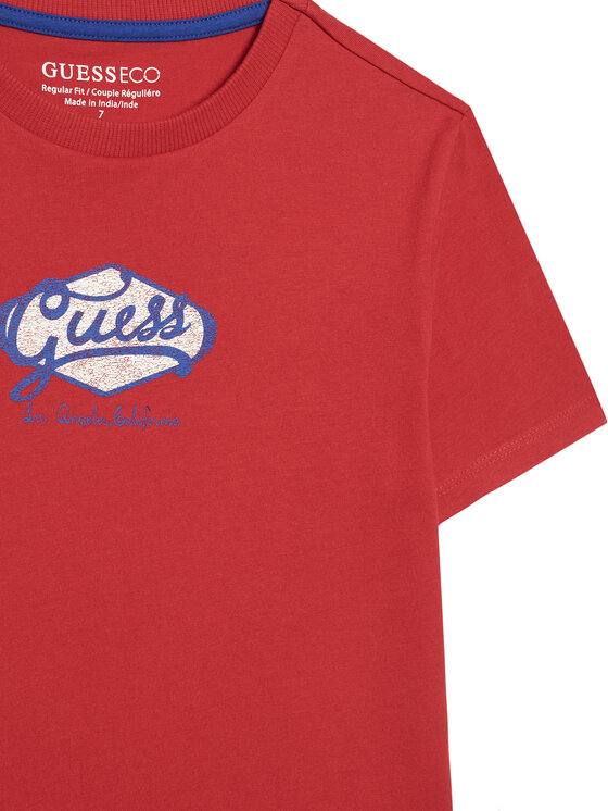 Guess Guess Camiseta L6RI02 K8HM4 Rojo Regular Fit