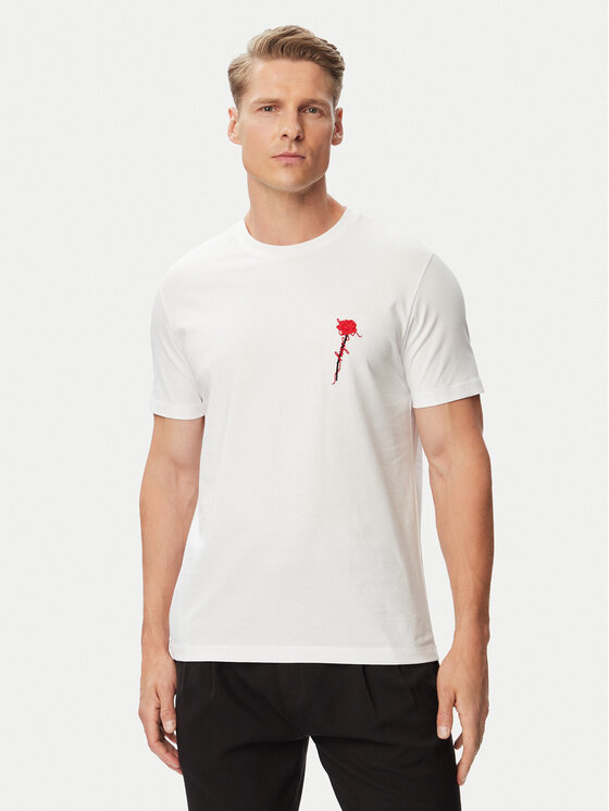 HUGO HUGO Camiseta Diflow 50574447 Blanco Regular Fit