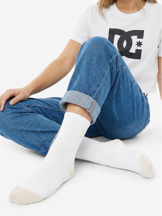 DC Shoes Довгі шкарпетки DC Shoes AS_DC_03W_SS25 (3-PACK) Білий