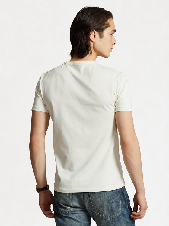 Polo Ralph Lauren Polo Ralph Lauren Футболка 710671438350 Écru Custom Slim Fit