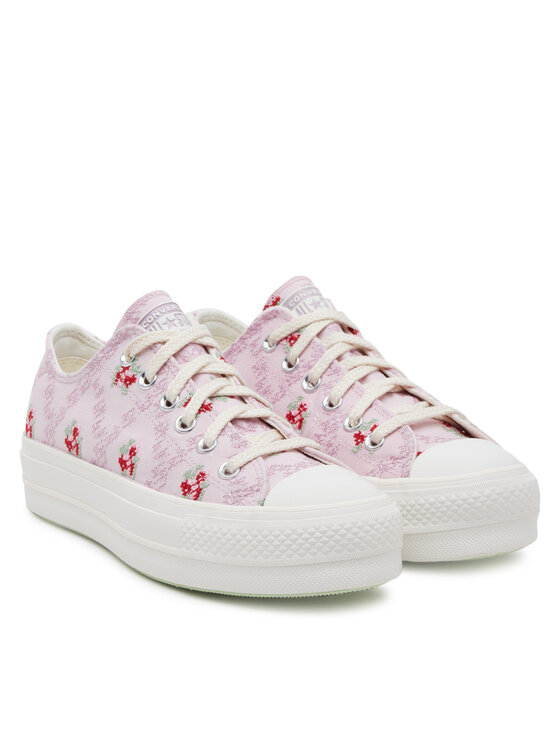 Converse Кеди Converse Chuck Taylor All Star Lift Platform Rose Cross Stitch A13660C Рожевий