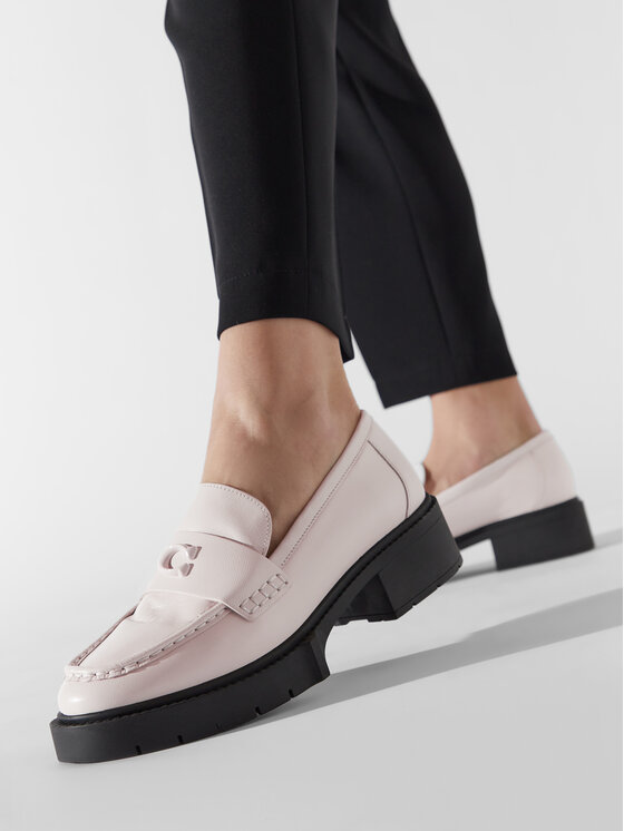 Coach Loafersy Coach Leah CB990 Beżowy