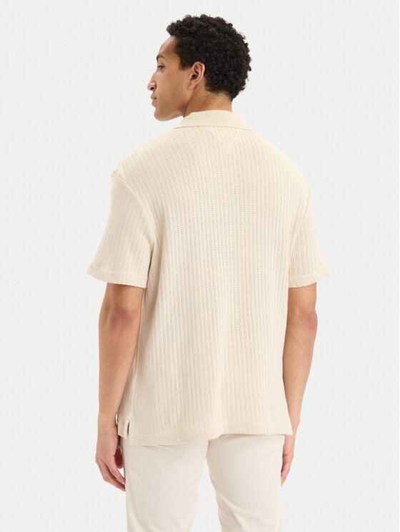 Tommy Hilfiger Tommy Hilfiger Polo majica MW0MW42770 Kremna Regular Fit