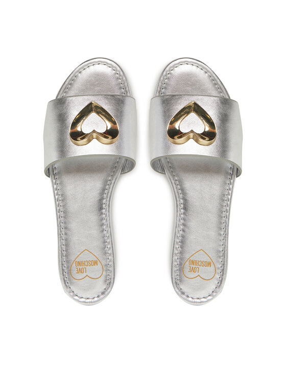 LOVE MOSCHINO Шльопанці LOVE MOSCHINO JA28161G0MIF090B Срібний