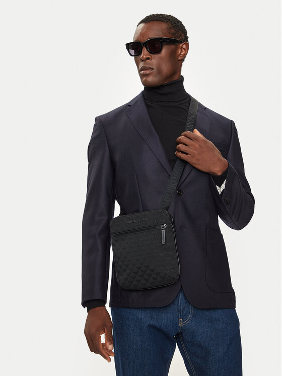 Emporio Armani Плоска сумка Emporio Armani Y4M185 Y022V 81336 Чорний