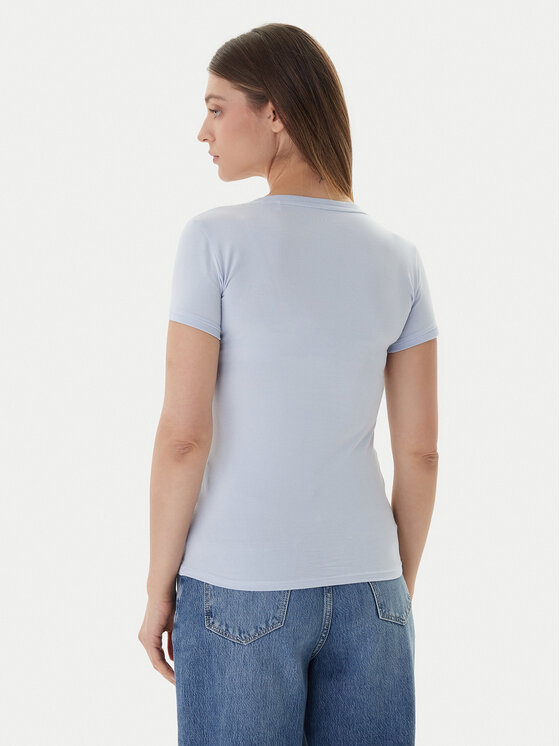 Guess Guess Футболка W2YI45 J1314 Блакитний Slim Fit
