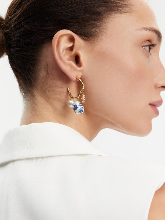 Guess Náušnice Guess JUBE05 084JW Zlatá