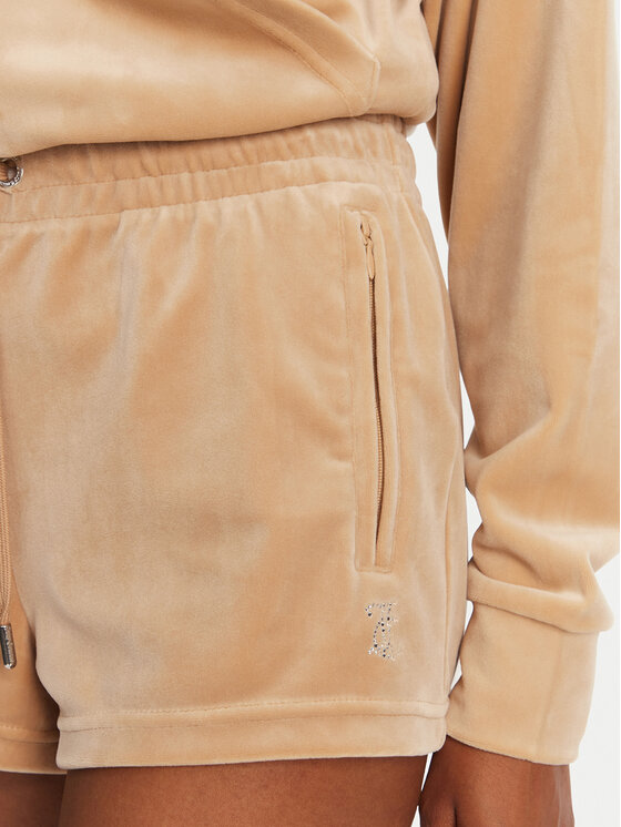 Juicy Couture Juicy Couture Pantalones cortos deportivos Tamia JCWH121001 Beis Regular Fit