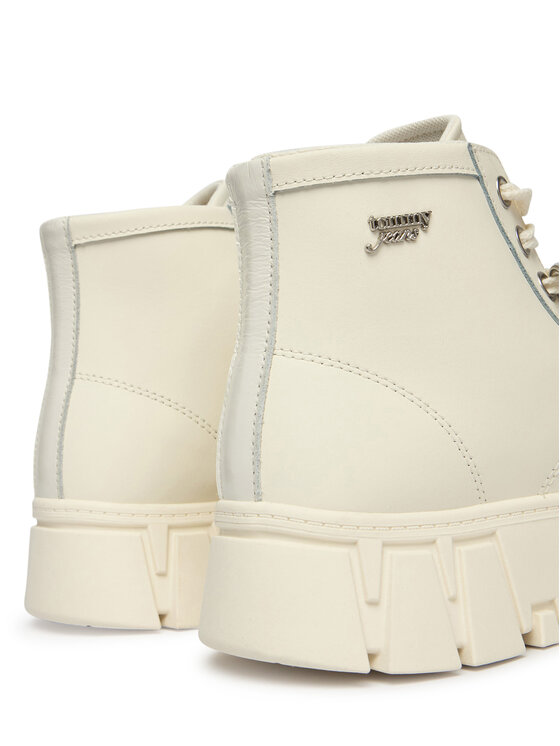 Tommy Jeans Αθλητικά Tommy Jeans Tjw Platform Sneaker Leather Mc EN0EN03133 Κρεμ