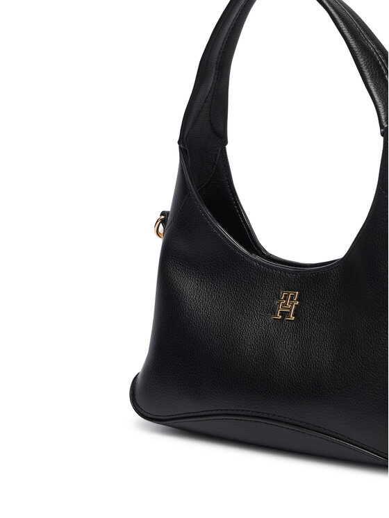 Tommy Hilfiger Geantă Tommy Hilfiger Th Everyday Mini Hobo AW0AW19185 Negru