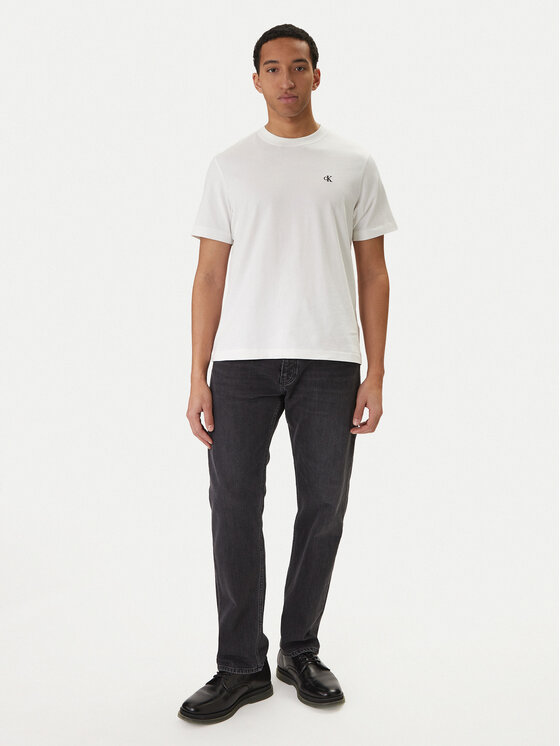 Calvin Klein Jeans Calvin Klein Jeans Camiseta Easy Monologo LV04RC275G Blanco Regular Fit