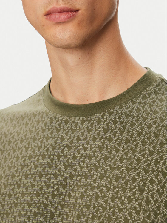 MICHAEL Michael Kors MICHAEL Michael Kors Camiseta CS5529A5KS Caqui Regular Fit