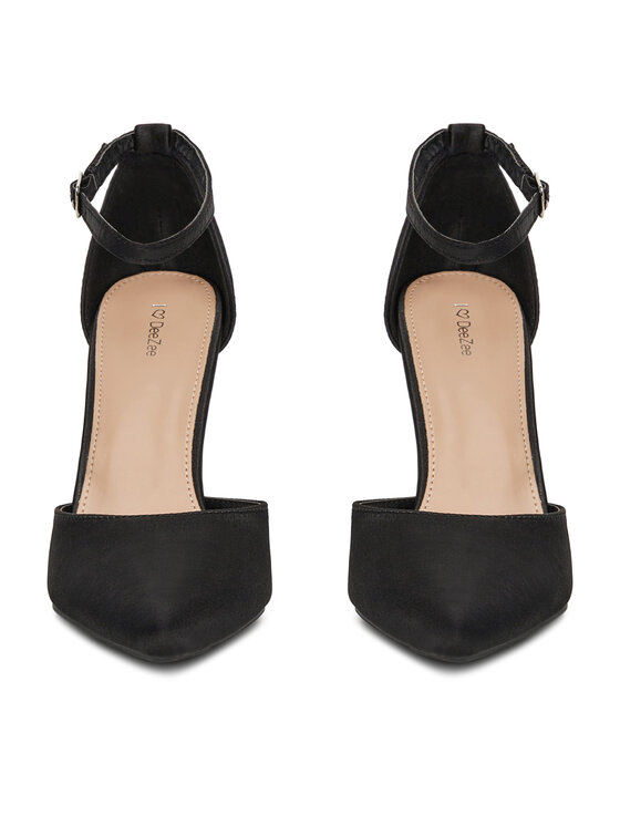 DeeZee Pantofi cu toc subțire DeeZee AL9631-6 Negru