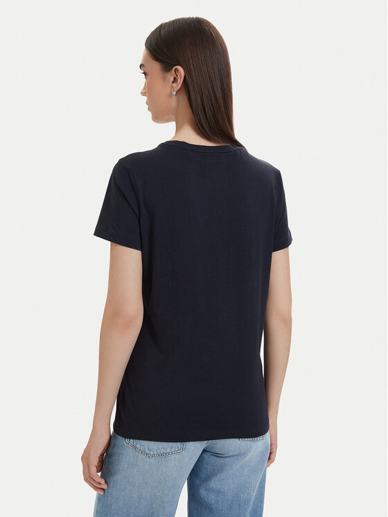 BOSS BOSS Camiseta C_Elove_5 50566827 Azul marino Slim Fit