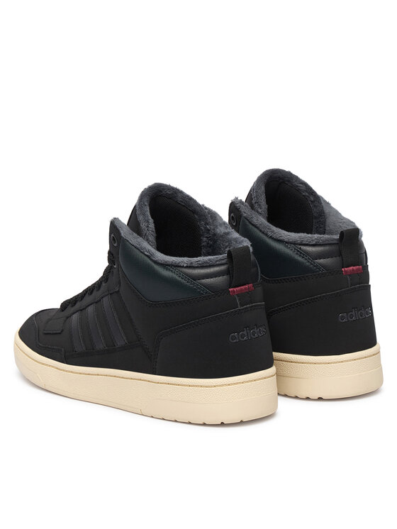 adidas Sportcipők adidas Rapid Court Mid Winterized Shoes JR1026 Fekete