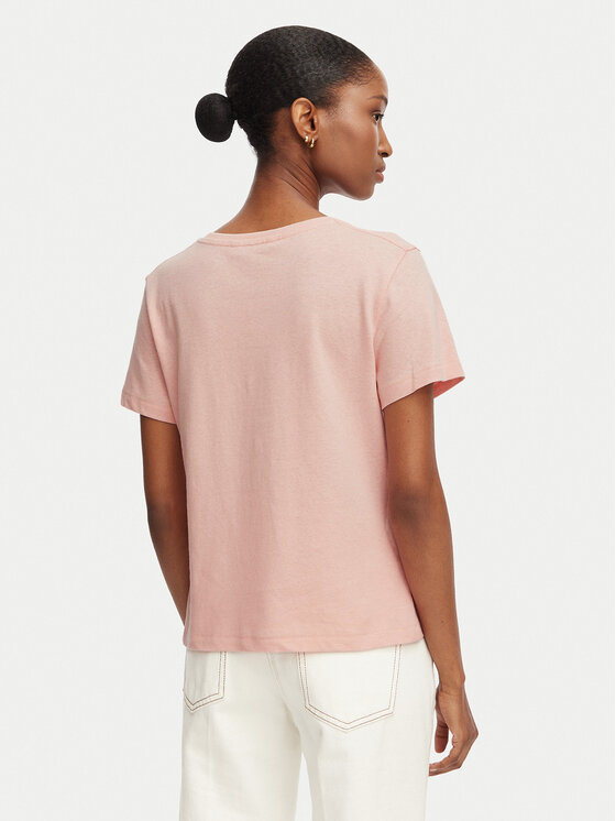 Tommy Hilfiger Tommy Hilfiger Camiseta WW0WW48704 Rosa claro Regular Fit