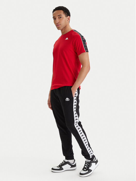 Kappa Kappa Camiseta Banda Coen 303UV10 Rojo Slim Fit