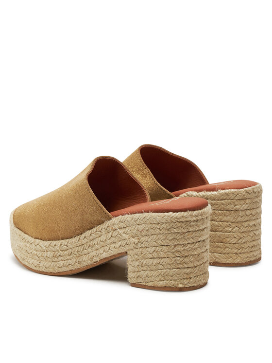 Toni Pons Espadrilky Toni Pons Andrea Zlatá