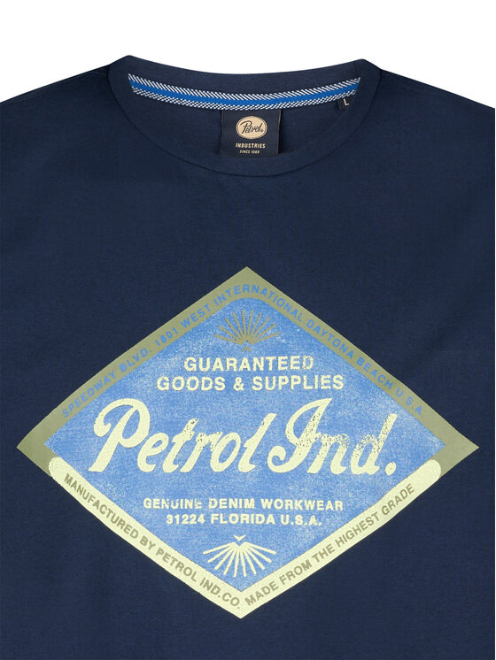 Petrol Industries Petrol Industries Camiseta M-1050-TSR634 Azul marino Regular Fit