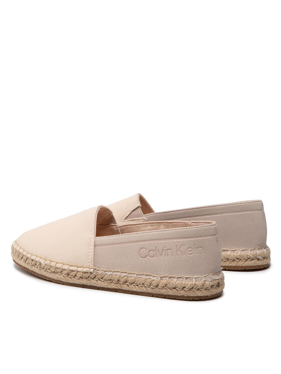 Calvin Klein Еспадрили Calvin Klein Espadrille He-Canvas HW0HW00738 Бежов