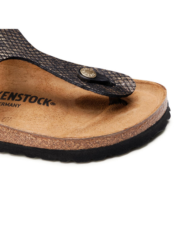Birkenstock Šlepetės per pirštą Birkenstock Gizeh Bs 1018664 Auksinė