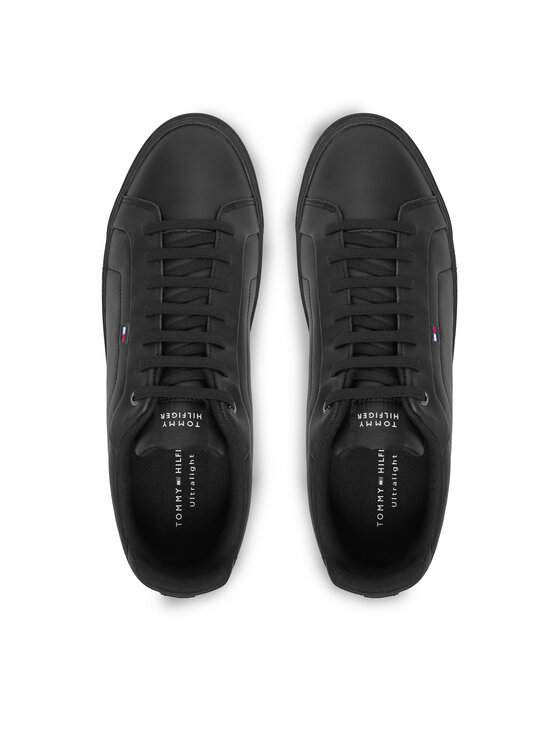 Tommy Hilfiger Laisvalaikio batai Tommy Hilfiger Icon Court Light Ess FM0FM05678 Juoda