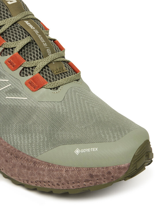 Salomon Взуття для бігу Salomon Aero Blaze 3 Grvl GORE-TEX L47978500 Зелений
