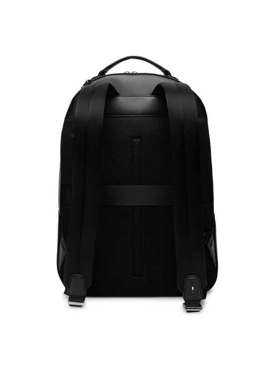 Tommy Hilfiger Раница Tommy Hilfiger Th Business Leather Backpack AM0AM14162 Черен