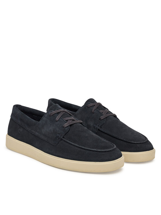 Clarks Туфлі Clarks Lockford Boat 26186188 Cиній