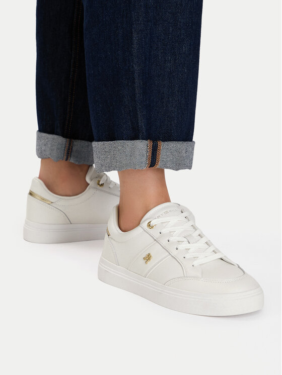 Tommy Hilfiger Sneakersy Tommy Hilfiger Th Feminine Cupsole FW0FW09600 Bílá