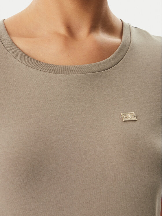 EA7 Emporio Armani EA7 Emporio Armani Camiseta 7W001045 AF10373 U6167 Marrón Regular Fit