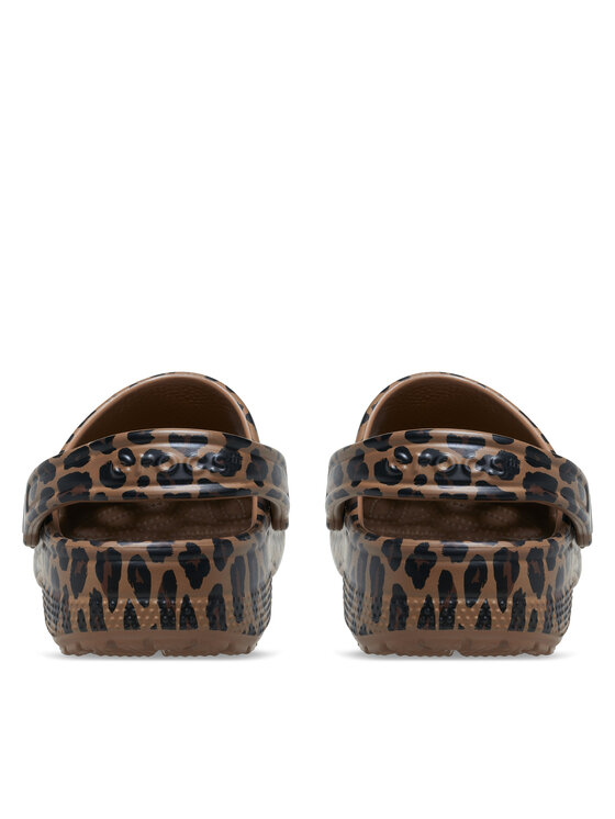 Crocs Шльопанці Crocs Classic Animal Clog 211800 Коричневий
