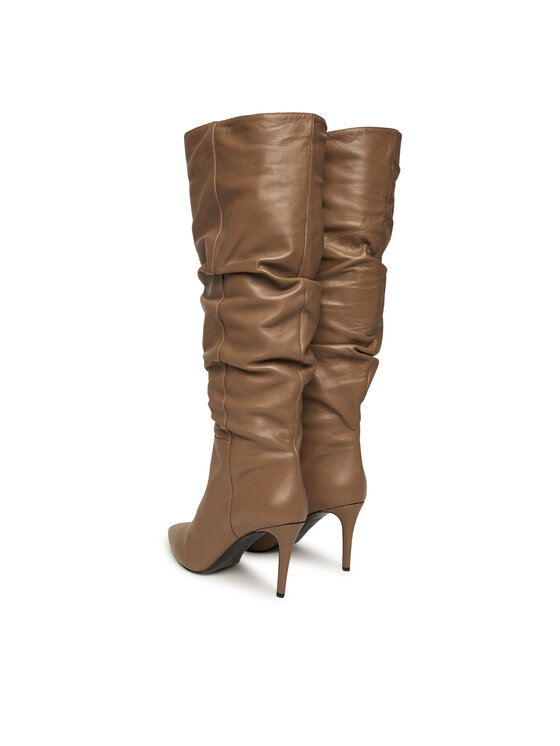 Pollini Čižmy Pollini SA26038M0NTE0135 Hnedá