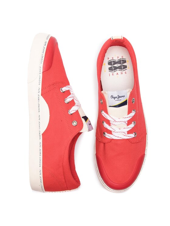 Pepe Jeans Снікерcи Pepe Jeans Traveller Basic Man PMS30541 Червоний