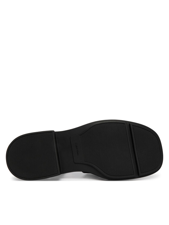 Calvin Klein Sandali Calvin Klein Chunky Sandal Fisherm Lth HW0HW02904 Črna